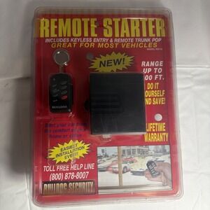 BULLDOG SECURITY Remote Starter, Keyless Entry & Remote RS102